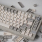 Retro 9009 Greek 104+32 PBT Dye-subbed Keycap Set Cherry Profile Compatible with ANSI Mechanical Keyboard